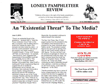 Tablet Screenshot of lonelypamphleteer.com